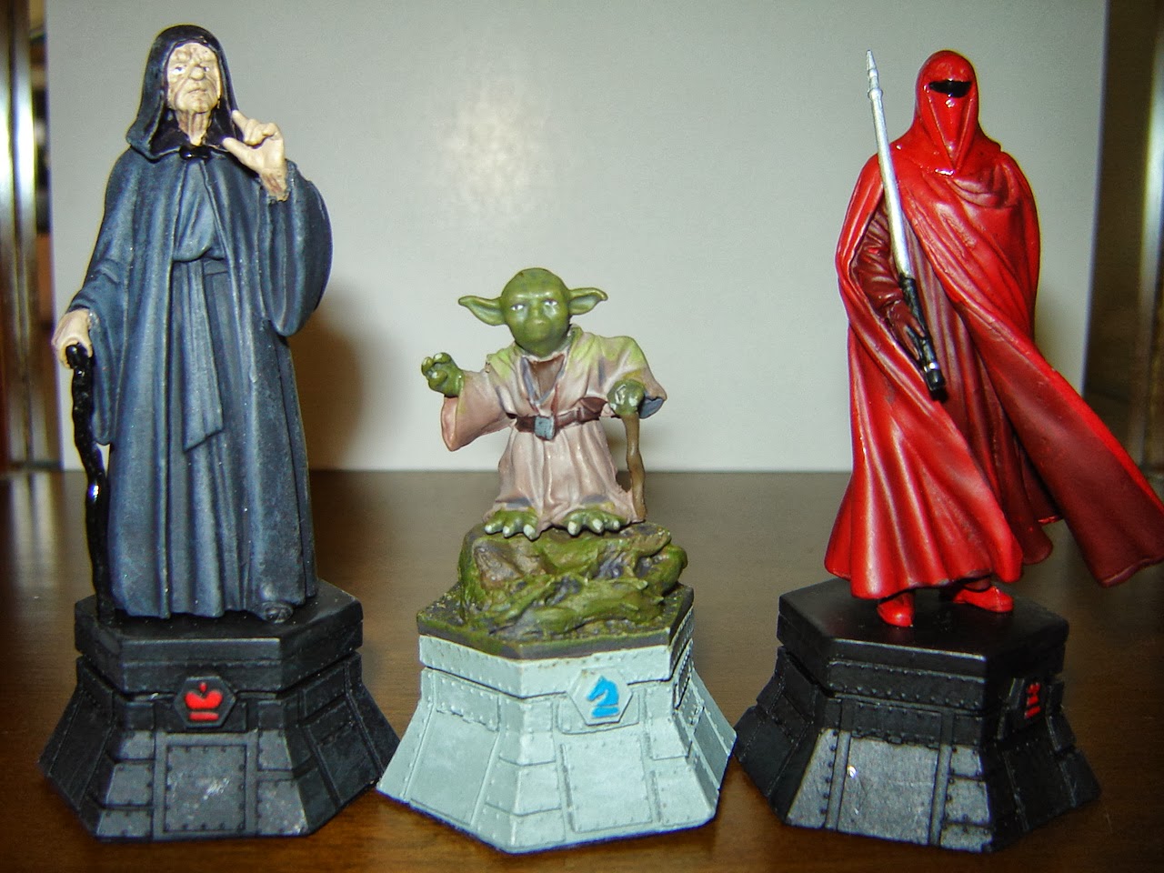 Submundo HQ: Star Wars - Xadrez: FOTOS da Coleção (Imperador + Mestre  YODA + Guarda Imperial)!!!